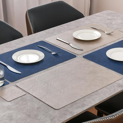 Vinyl Placemats Set of 4, Dual Sided Place Mats - Image 3