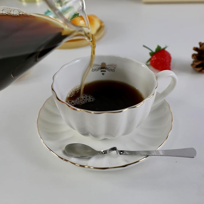 Ceramic Cup& Saucer Set - Image 3