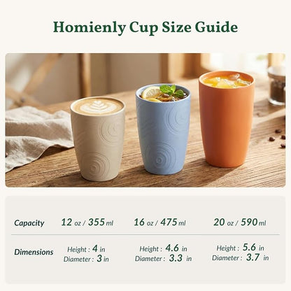 Homienly Wheat Straw Cups Unbreakable Plastic Cups Reusable Drinking Cups - Image 9