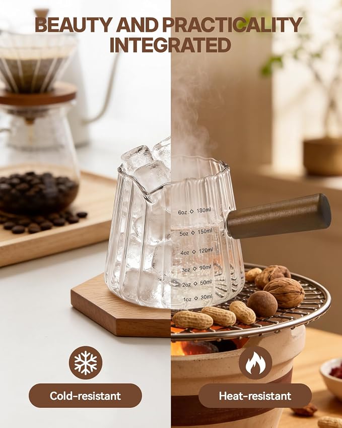 2 PCS 6OZ Glass Espresso Cups - Image 5