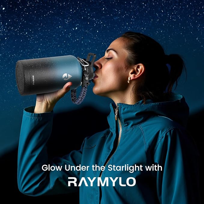 RAYMYLO Insulated Water Bottle 64 oz, Triple Wall Vacuum Stainless Steel | - Image 2
