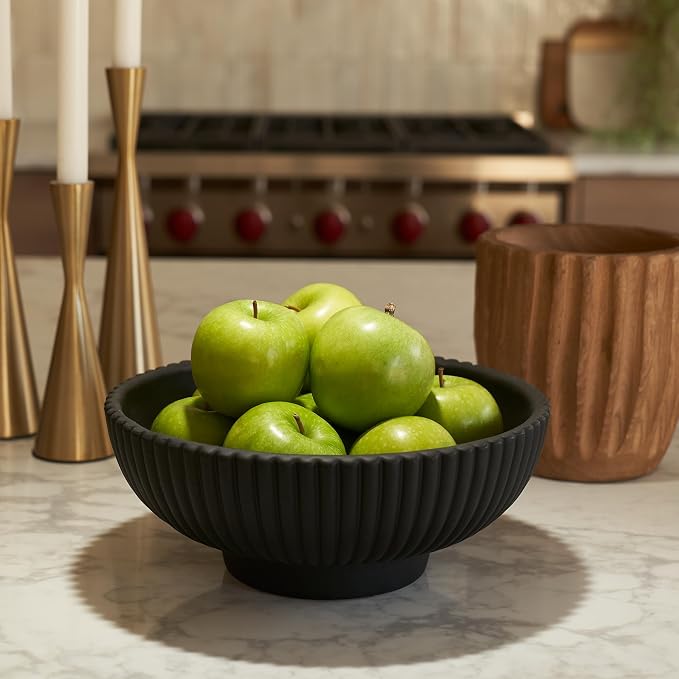 Decorative Concrete Fruit Bowl For Kitchen Counter Or Table Decor – Premium - Image 8