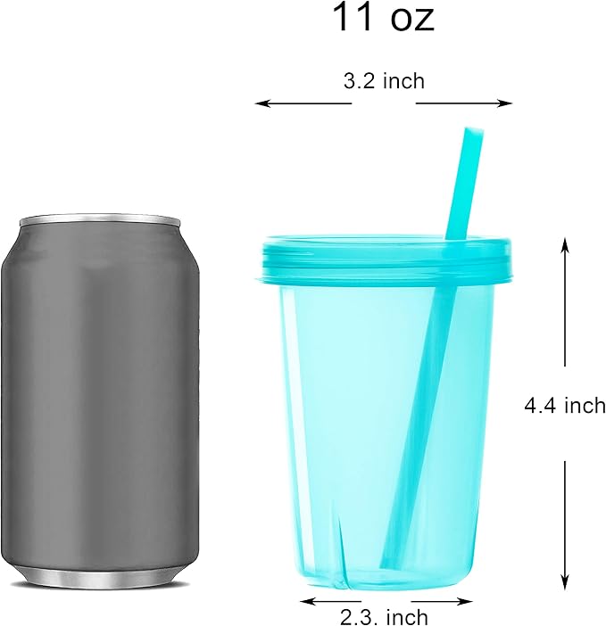 Youngever 7 Sets Plastic Kids Cups - Image 2
