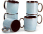 vancasso ONION Ceramic Coffee Mugs Set of 6, 16 Oz Coffee Cups by vancasso