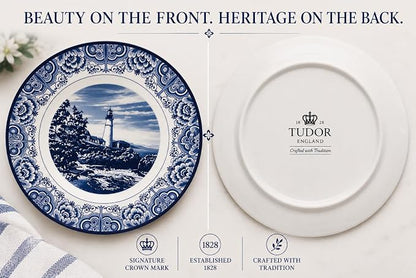 Royal 12-Piece Porcelain Dinnerware Set - Image 7