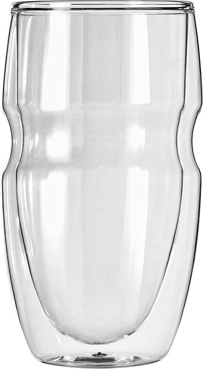 Ozeri Serafino Double Wall Insulated Iced Tea and Coffee Glasses - Image 3