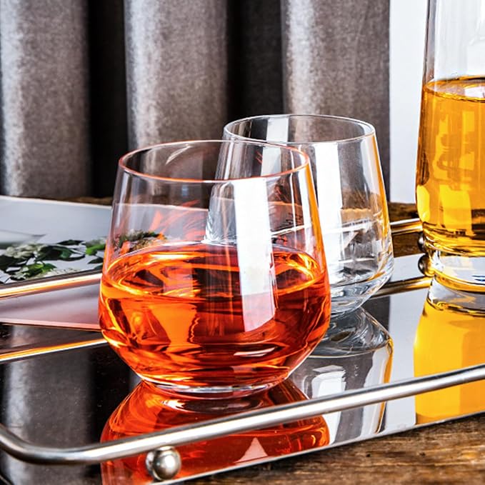 Wine Glasses Set of 12, 13 oz Heavy Base Glasses Drinking Glasses | Short Glass - Image 7