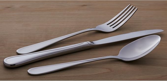 Oneida Flight 65-Piece 18/0 Stainless Steel Silverware Set - Image 11
