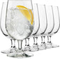 Libbey Entertaining Essentials Stemmed Water Glasses, Dishwasher Safe 16 oz by Libbey