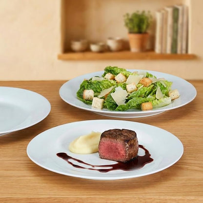 10.5" Round Dinner Plates Set of 4, Appetizer & Dessert, Dishwasher Safe - Image 5