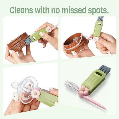6-in-1 Silicone Baby Bottle Brush Set - Image 3