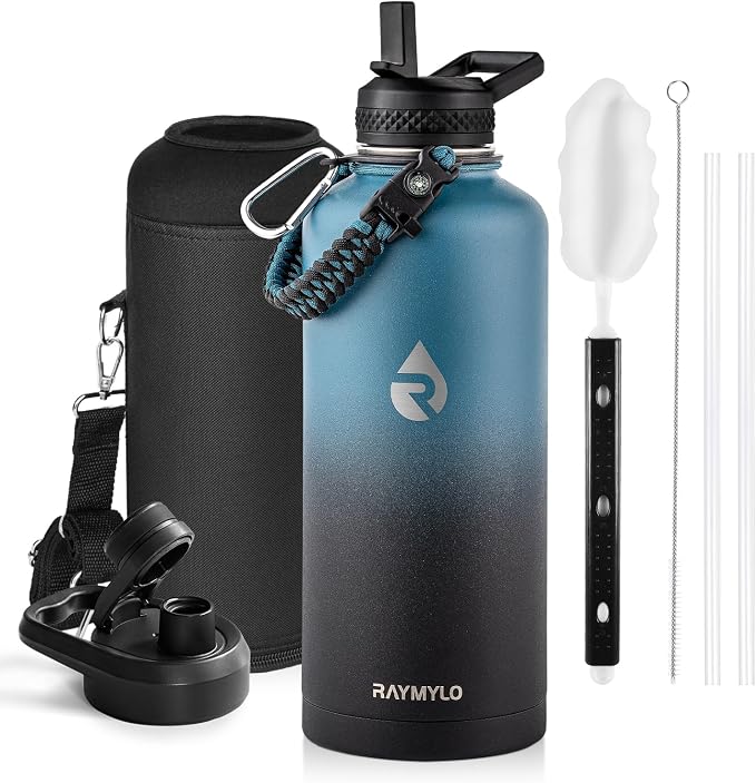 RAYMYLO Insulated Water Bottle 87 oz, Triple Wall Vacuum Stainless Steel | by RAYMYLO