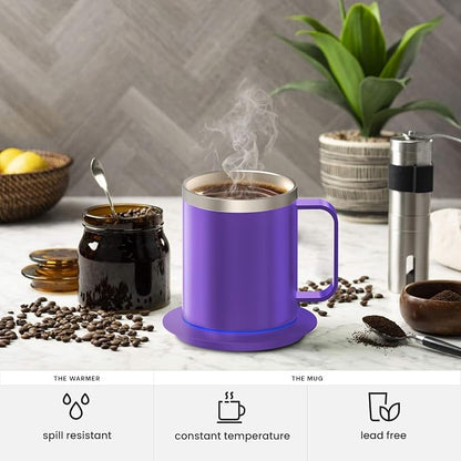 Coffee Warmer with Mug Set, Self Heating Coffee Mug with USB Powered, 131°F - Image 5
