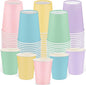 NatNarr 100 Pack Pastel Paper Cups, 9oz Pastel Party Cups | Rainbow Paper Cup by NatNarr