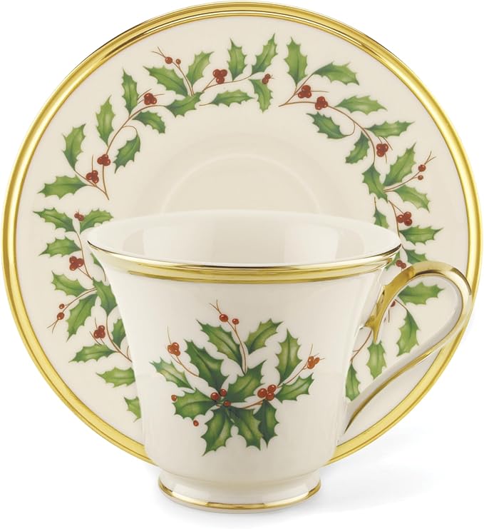 Lenox 146504040 Holiday Tea Saucer, Christmas Theme - Image 2