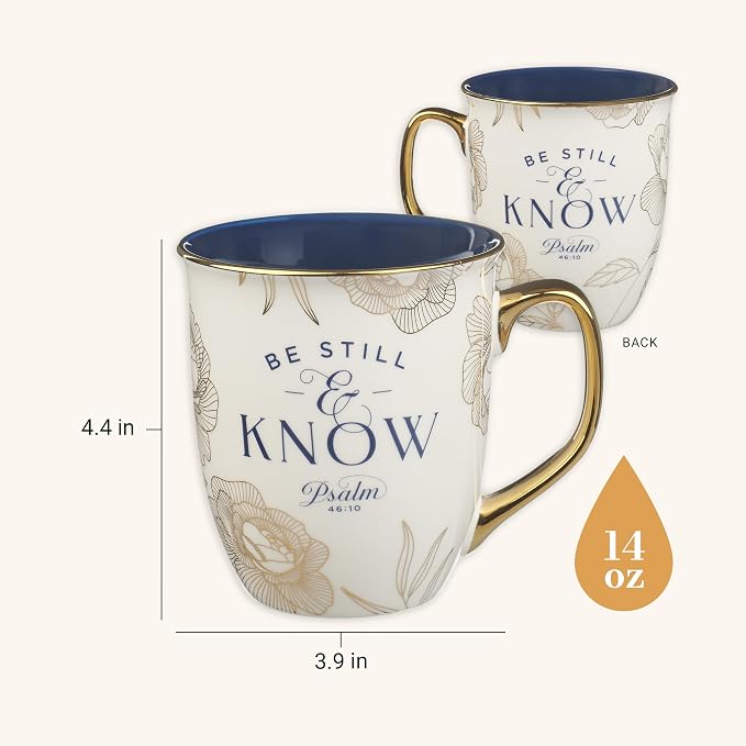 Christian Art Gifts Inspirational Novelty Large Ceramic Scripture Coffee & Tea - Image 2