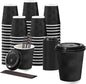 Lamosi 50 Pack 10 oz Disposable Coffee Cups by BuyNow