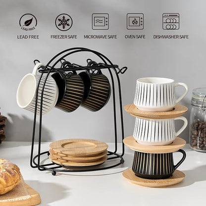 LUKA Ceramic Coffee Espresso Cups - Image 4