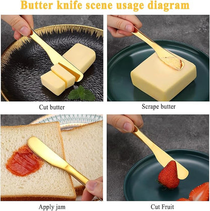 Homquen Stainless Steel Butter Knife, Butter Spreader, Butter Spreader Knife - Image 6