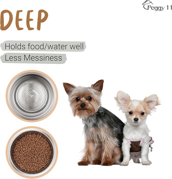 Deep Stainless Steel Anti-Slip Dog Bowls - Image 4