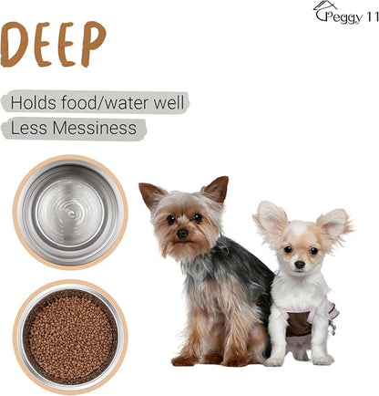Deep Stainless Steel Anti-Slip Dog Bowls - Image 4