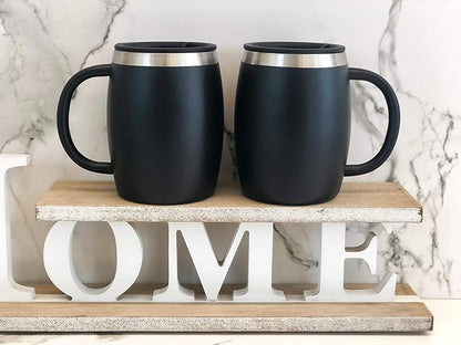CHILLOUT LIFE Stainless Steel Insulated Coffee Mugs Set of 2 - Image 4
