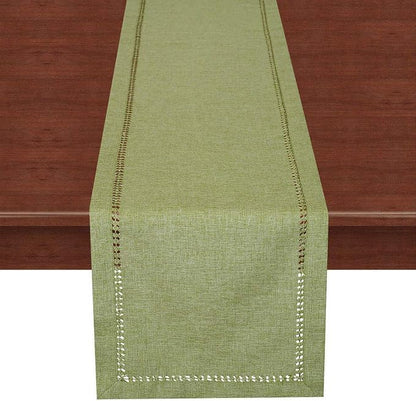 Grelucgo Small Handcrafted Solid Color Dining Table Runner, Dresser Scarf - Image 4