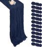 12 Pack Navy Blue Cheesecloth Table Runner 17 x 108 Inch | Boho Gauze Cheese by Pepmily