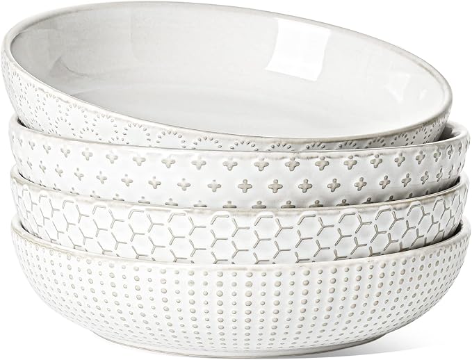 LE TAUCI Pasta Bowl 36 oz, Salad Bowl Serving Plate Bowls, Housewarming Wedding by LETAUCI
