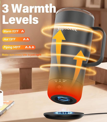 Supsonic Heated Coffee Mug, 20oz Electric Temperature Control Cup | Keeps - Image 2