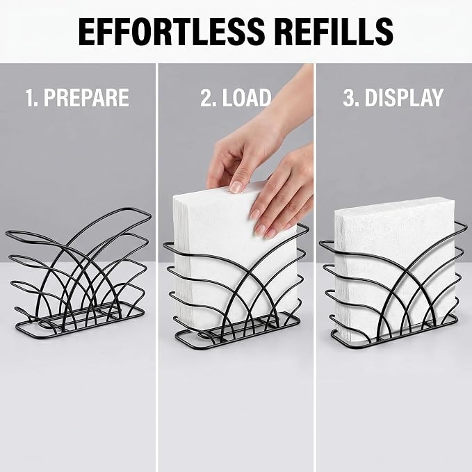 Napkin Holder for Table, Lunch Napkins & Table Decor - Image 5