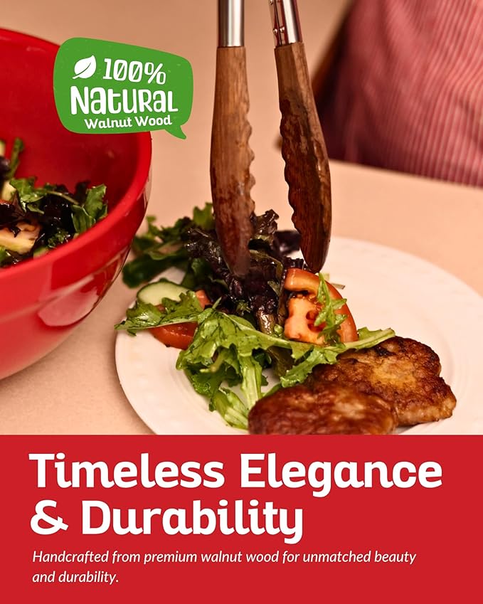 Wooden Tongs for Cooking - Image 4
