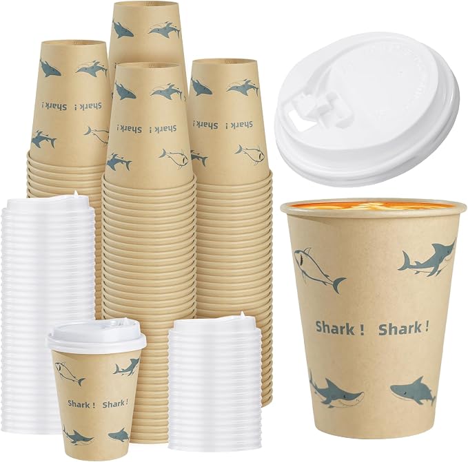 12 OZ 25 Pack Disposable Cups Paper Coffee Cups by Unknown