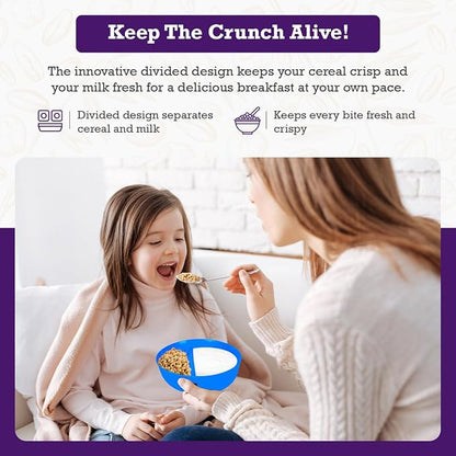 Just Solutions Crunch Anti-Soggy Cereal Bowl - Image 3