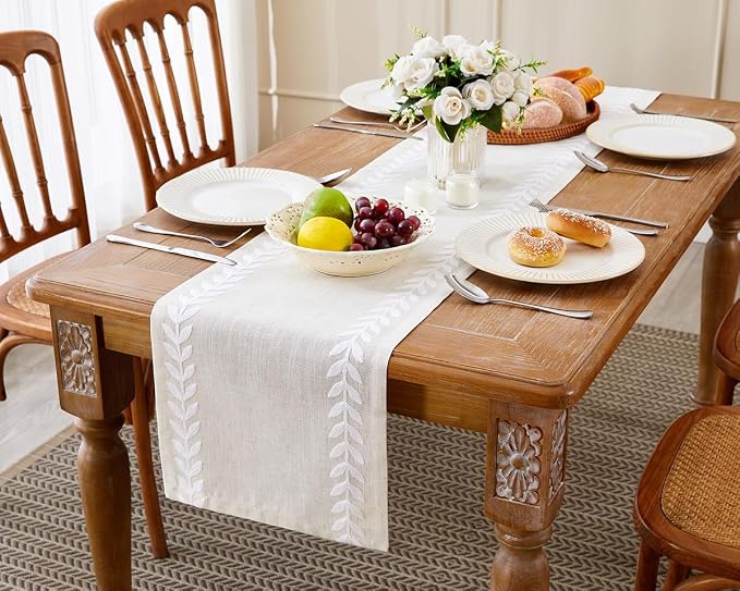 Wracra Embroidered Table Runner - Image 3