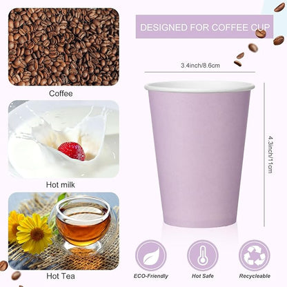 Patelai 48 Pcs 12 oz Disposable Coffee Cups - Image 2