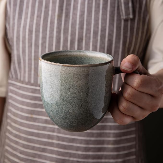 AmorArc 12oz Coffee Mugs, Ceramic Coffee Mugs set of 6 - Image 4