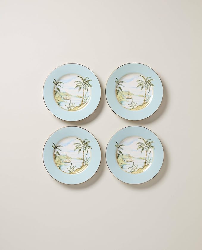 Lenox British Colonial 4-Piece Accent Plates, Appetizer Plate Set - Image 2