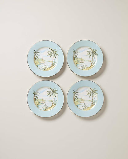 Lenox British Colonial 4-Piece Accent Plates, Appetizer Plate Set - Image 2