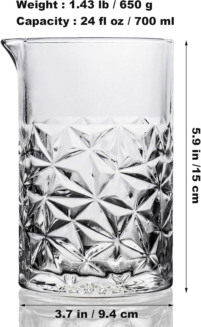 Cocktail Mixing Glass Kit, Bartender Gifts - Image 6