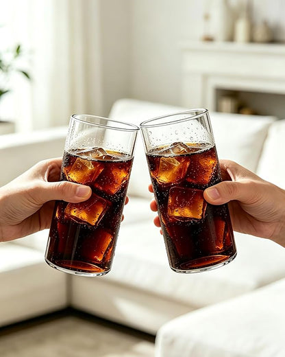 LUXU Drinking Glasses, Water Glasses, Mojito Glass Cups, Bar Glassware - Image 5