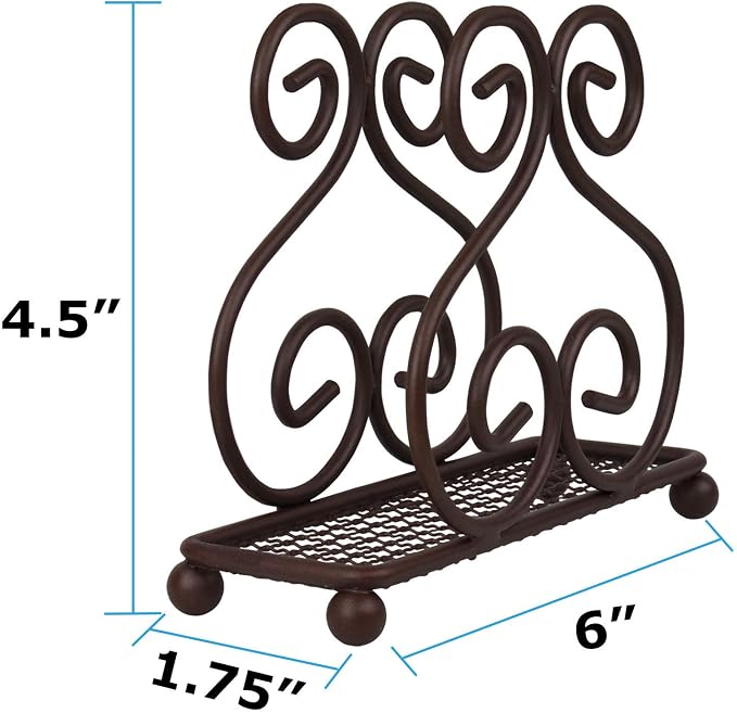 Blue Donuts Scroll Collection Napkin Holder – Napkin Holders - Image 3