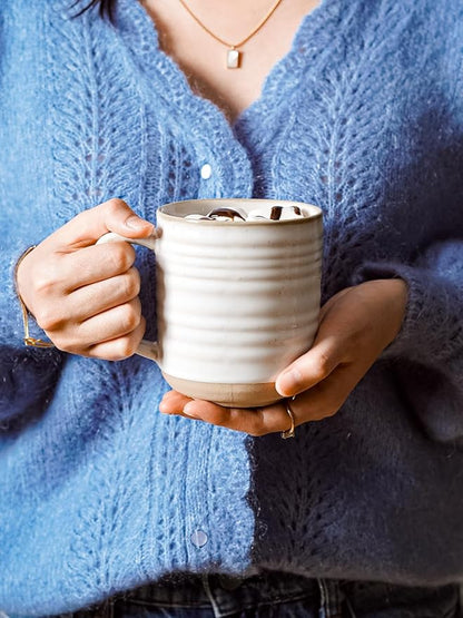 LE TAUCI Coffee Mugs 15 oz, Ceramic Coffee Cups - Image 2
