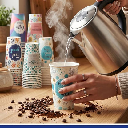 50 Pack 16 oz Disposable Coffee Cups - Image 7