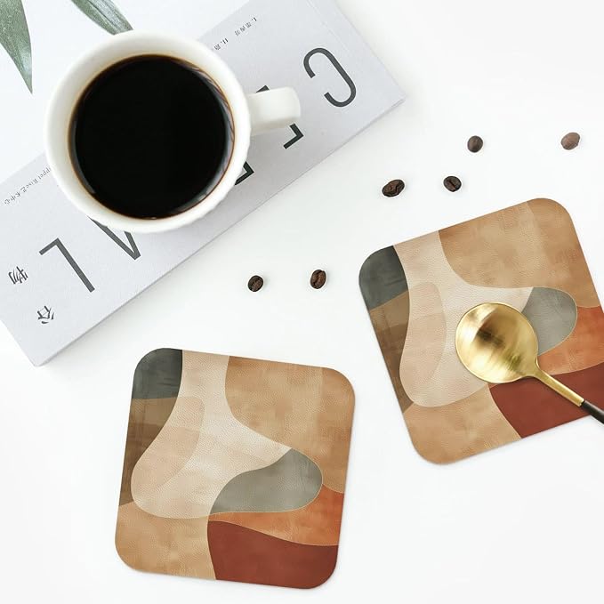 Minimal Abstract Shapes Print Coasters - Image 5
