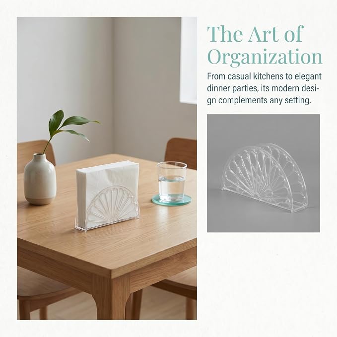 MAGICLULU Transparent Napkin Holder Stand - Image 5