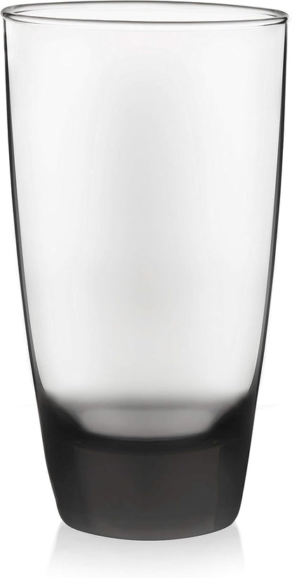 Libbey Classic Rocks and Tumbler Glass Cups Set, Elegant Mixed Drink Glasses Set with Modern Clean Lines, Dishwasher Safe Drinkware Set of 16