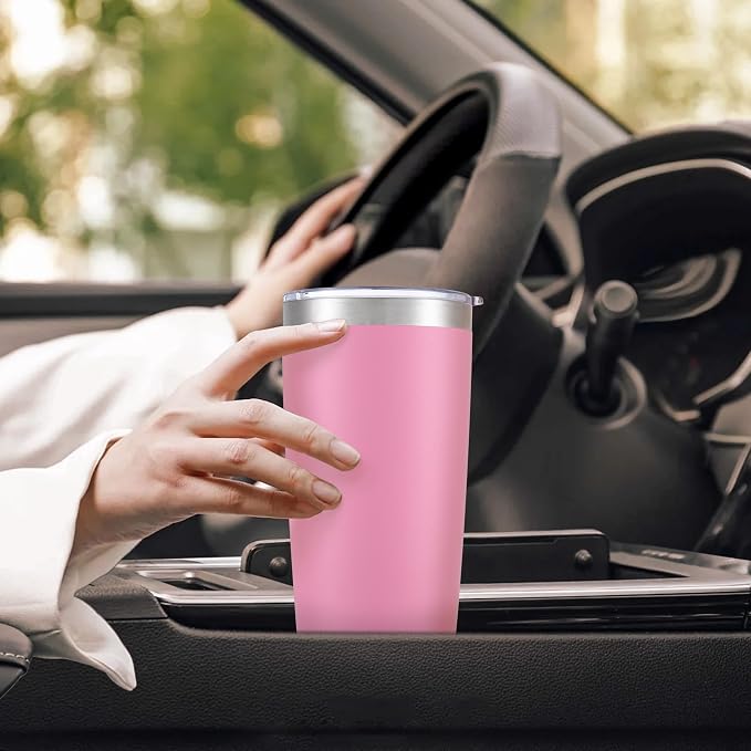 20 oz Tumbler with Lid Stainless Steel Insulated Tumblers Cups Travel Mug | - Image 5