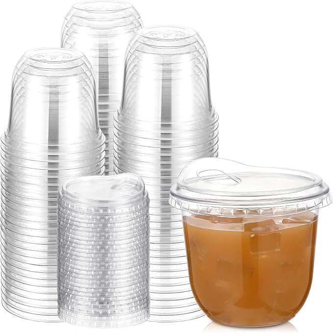 Baderke Clear Plastic Cups by Baderke