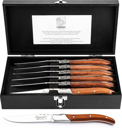 Laguiole Style de Vie Steak knives set of 6 by laguioleStyledeVie